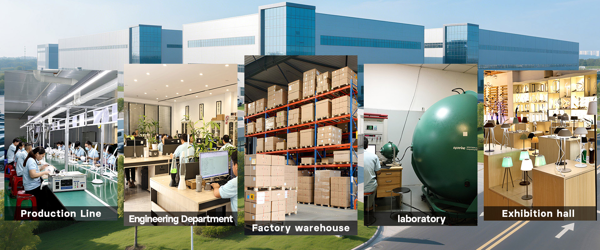 Fabbrica di lampade a morsetto