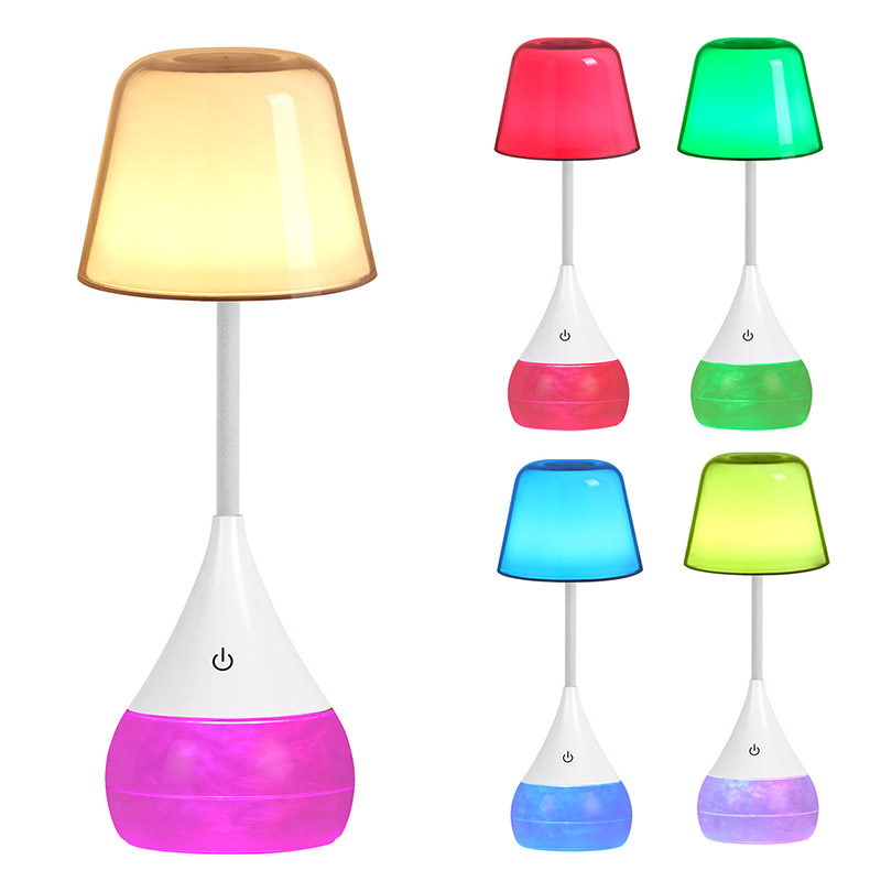 Lampada da scrivania a LED di eleganza e innovazione con forma RGB