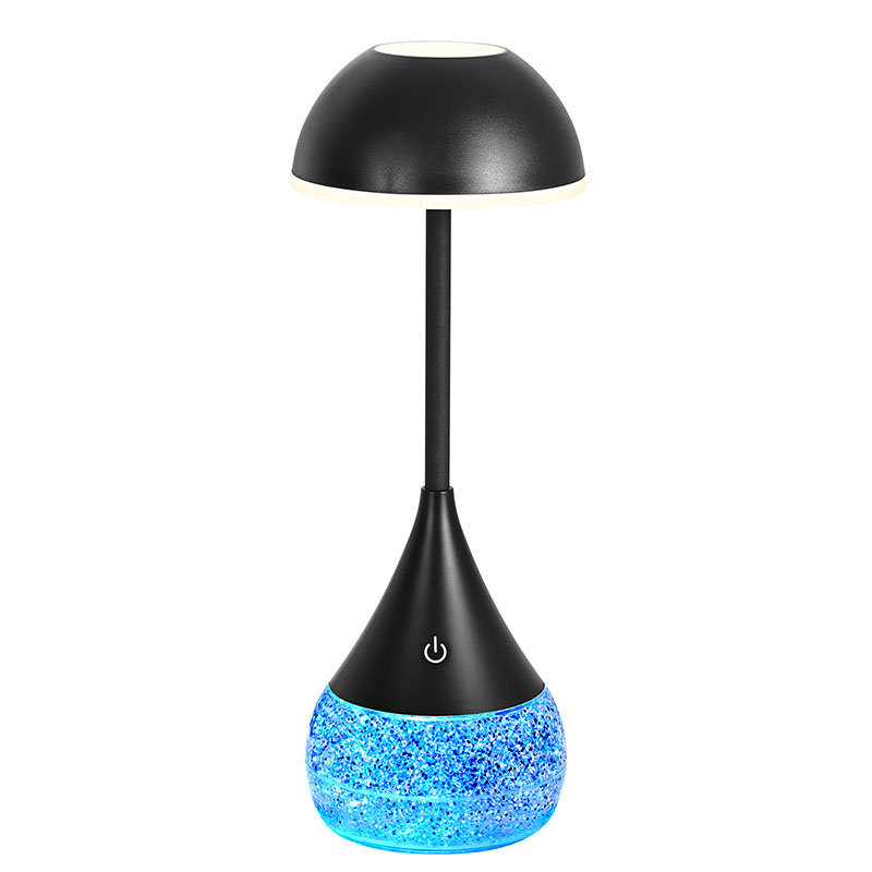 Lampada da scrivania a LED con luce liquida glitterata Rgb