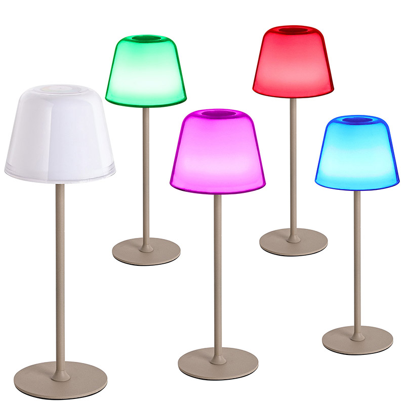 Lampada da scrivania a LED con tonalità di funghi RGB