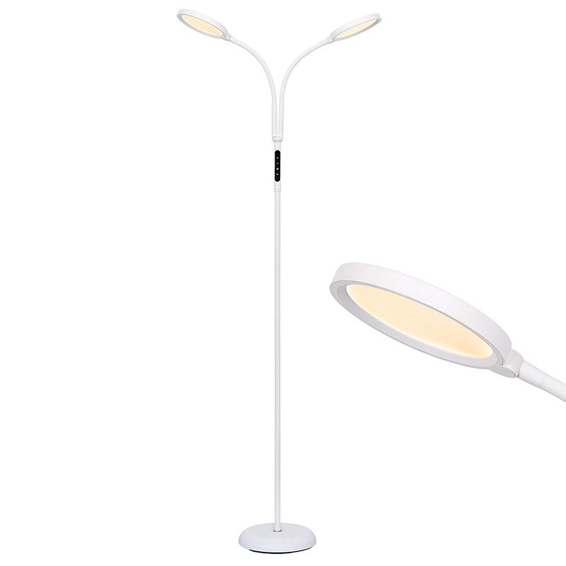 Lampada da pavimento a LED con doppia udienza