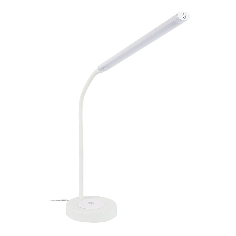 Lampada da tavolo moderna a LED Touch Dimmer Luminosità regolabile Luce di bontà Lampada da tavolo da lettura con luce notturna con porta di ricarica USB