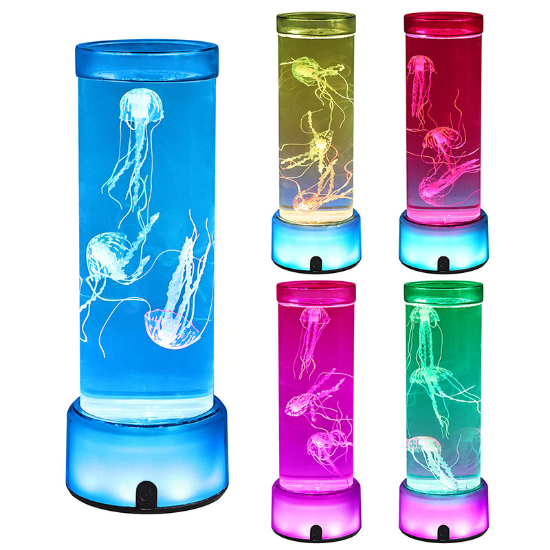 Lampada appena medusa con base di rotondità RGB