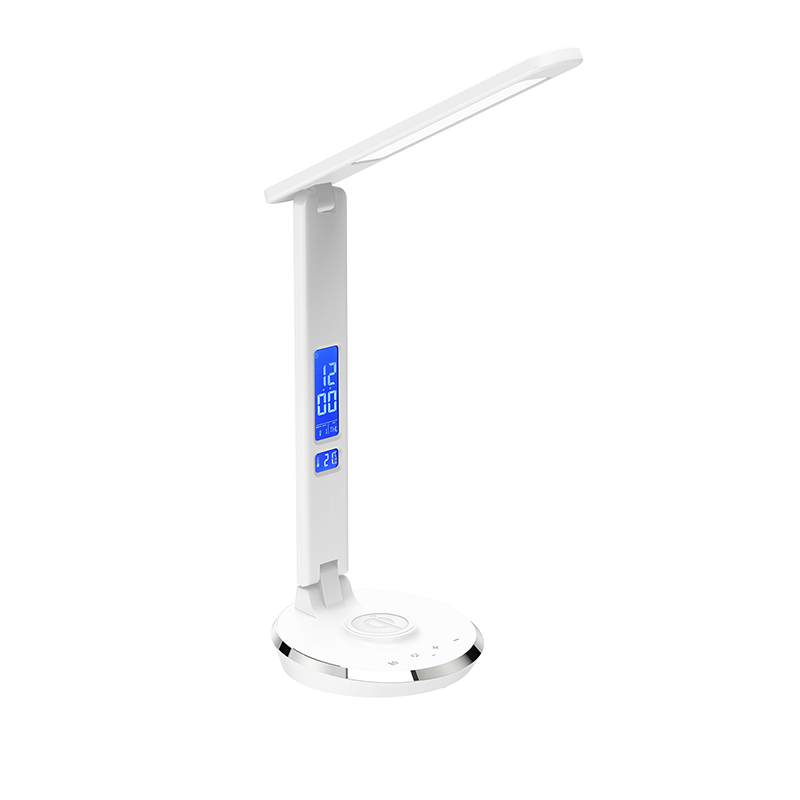 Lampada da scrivania a LED Qi con caricabatterie wireless