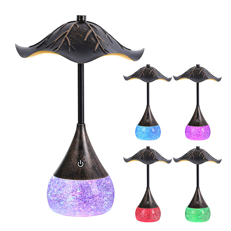 Ritor LED Desk Lamp lampada con base glitter RGB