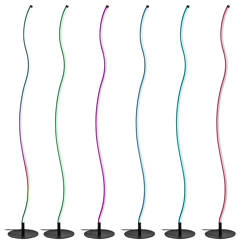Lampada da pavimento a colori RGB