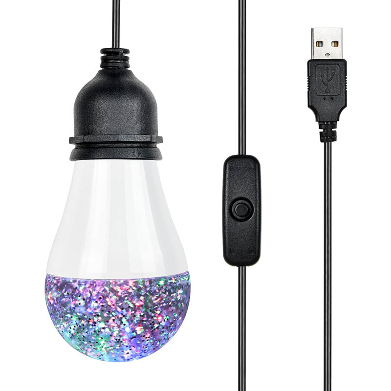 L'incantevole mondo delle luci notturne con lampadina E27 a flusso liquido RGB