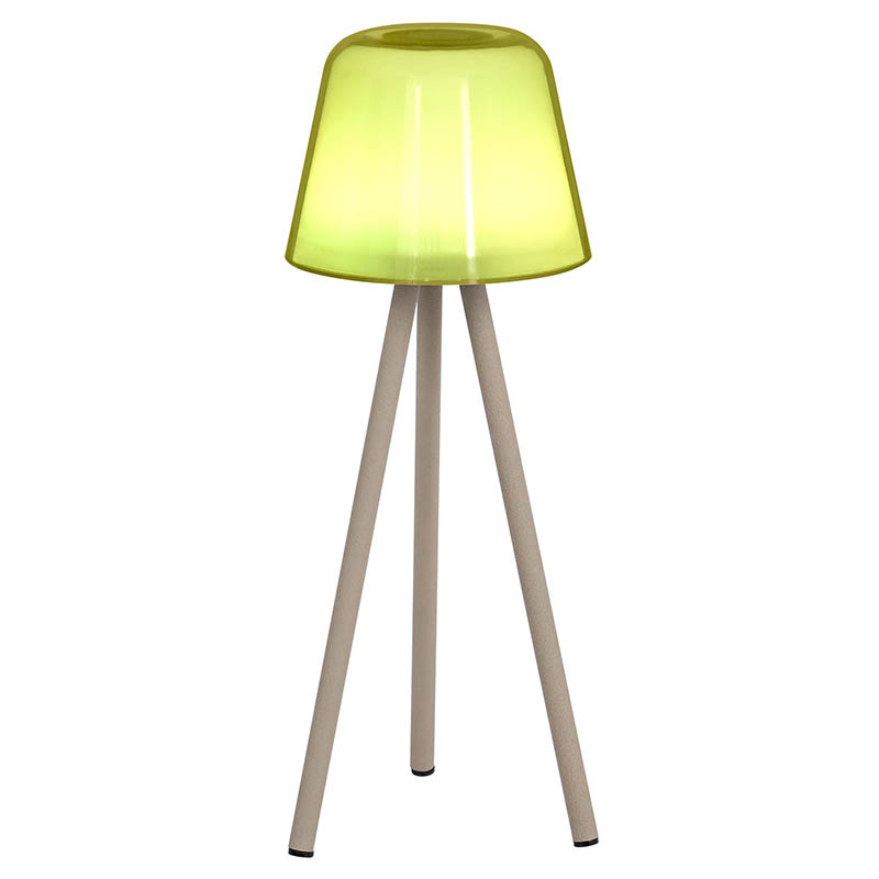 Lampada da scrivania a led treppiede con tonalità di funghi RGB